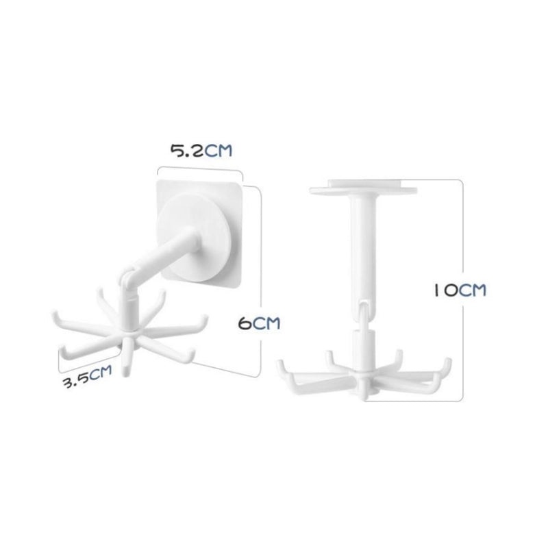 Minimalist Solid Color PP Hooks for Bathroom Storage|Home & Kitchen Accessories