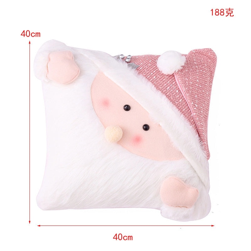 Christmas 3D Snowman Decorative Sofa Pillow Cushion | Home Decor & Seasonal Accessories