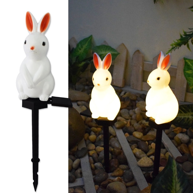 Solar Powered Easter Egg Outdoor Garden Light Waterproof Yard Decoration Night Ground Plug|Garden Lighting