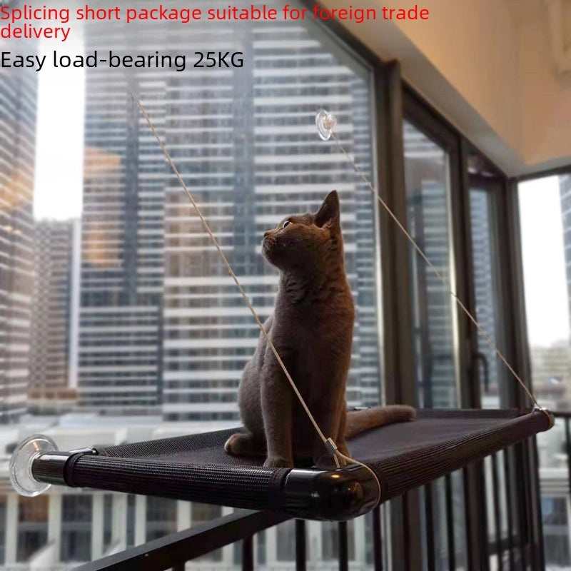 Super Strong Suction Cup Cat Hammock Balcony Bed Climbing Frame Nest for Pets|Pet Supplies