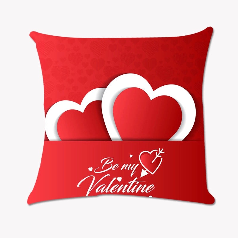 Valentine's Day Minimalist Letter Pillowcases for Couch and Sofa Super Soft Decorative Covers|Home Decor Cushions