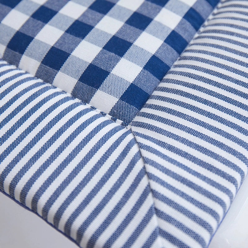 Plaid Polyester Seat Cushion for Chairs|Home Decor & Furniture Accessories