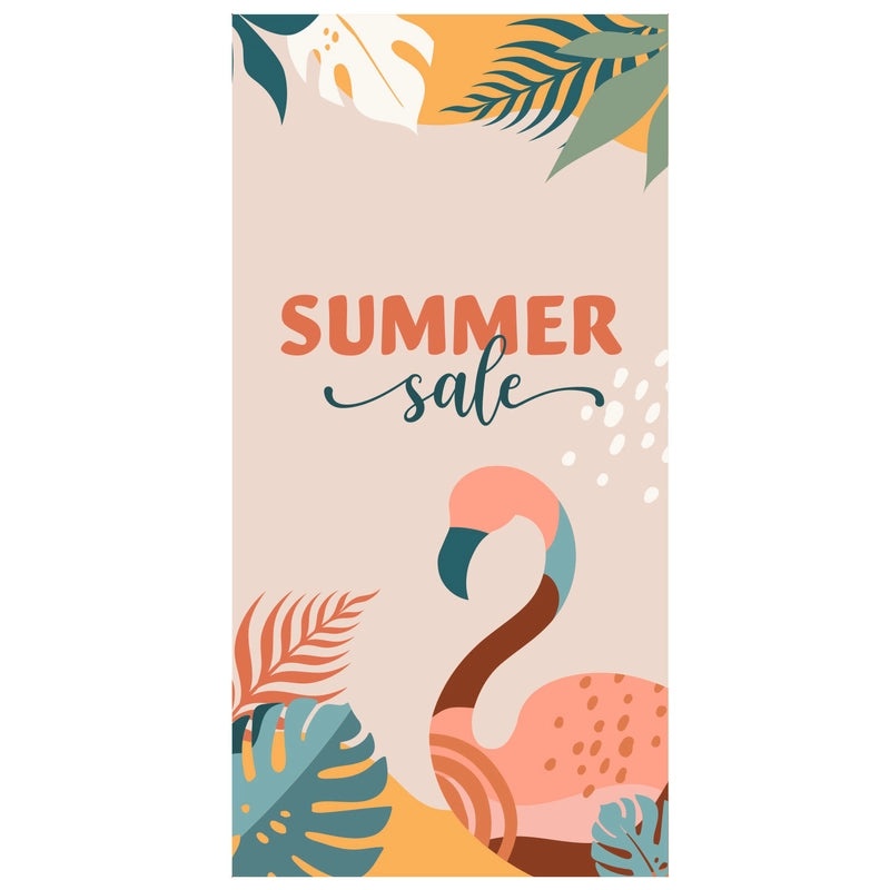 Underwater Animal Print Double-Sided Velvet Polyester Bath Towel | Bath & Beach Towels