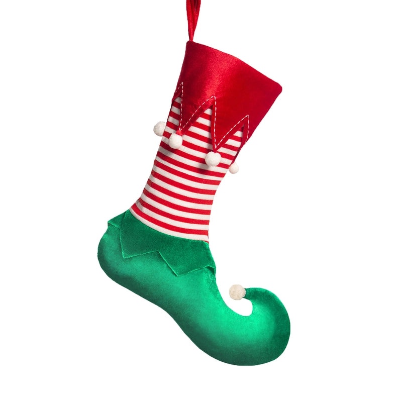 Christmas Nordic Cute Modern Stripe Holiday Party Socks|Festive Socks & Hosiery