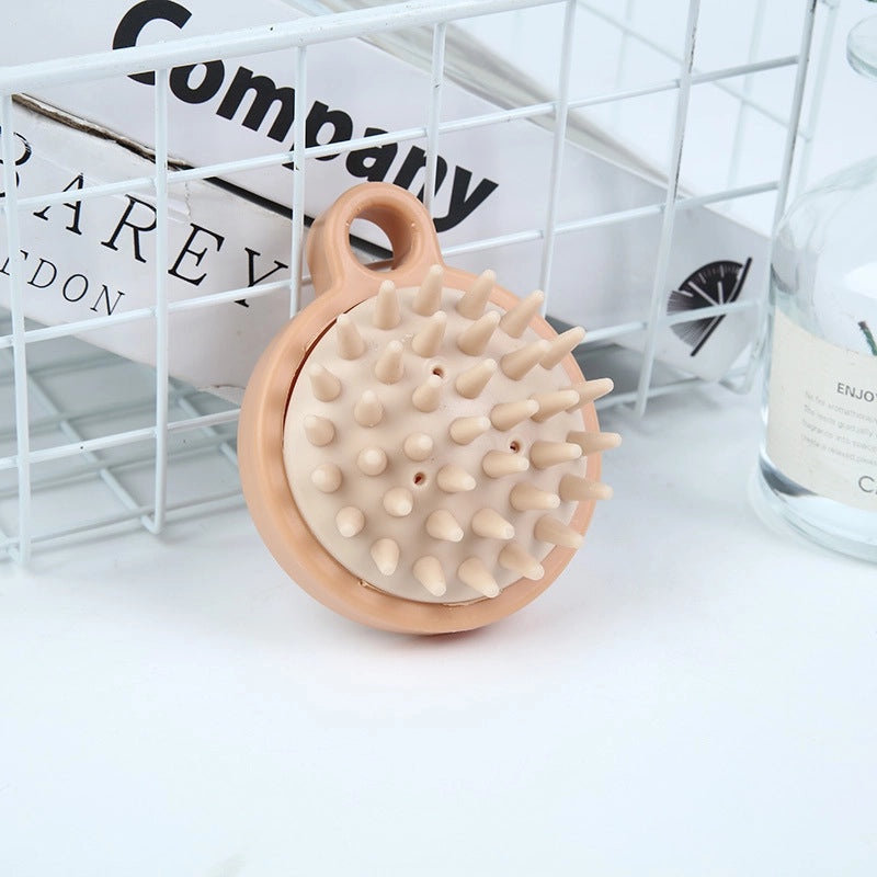 Silicone Scalp Massage Shampoo Brush Transparent Crystal Head Hair Washing Comb|Hair Care Accessories