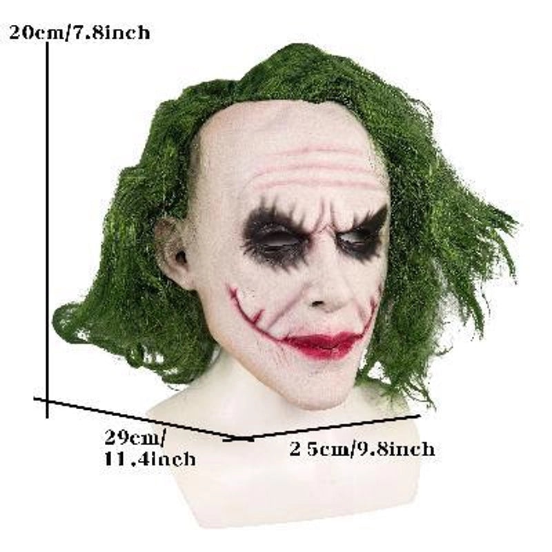 Gothic Halloween Clown Emulsion Mask for Festival Party | Halloween Masks & Party Accessories