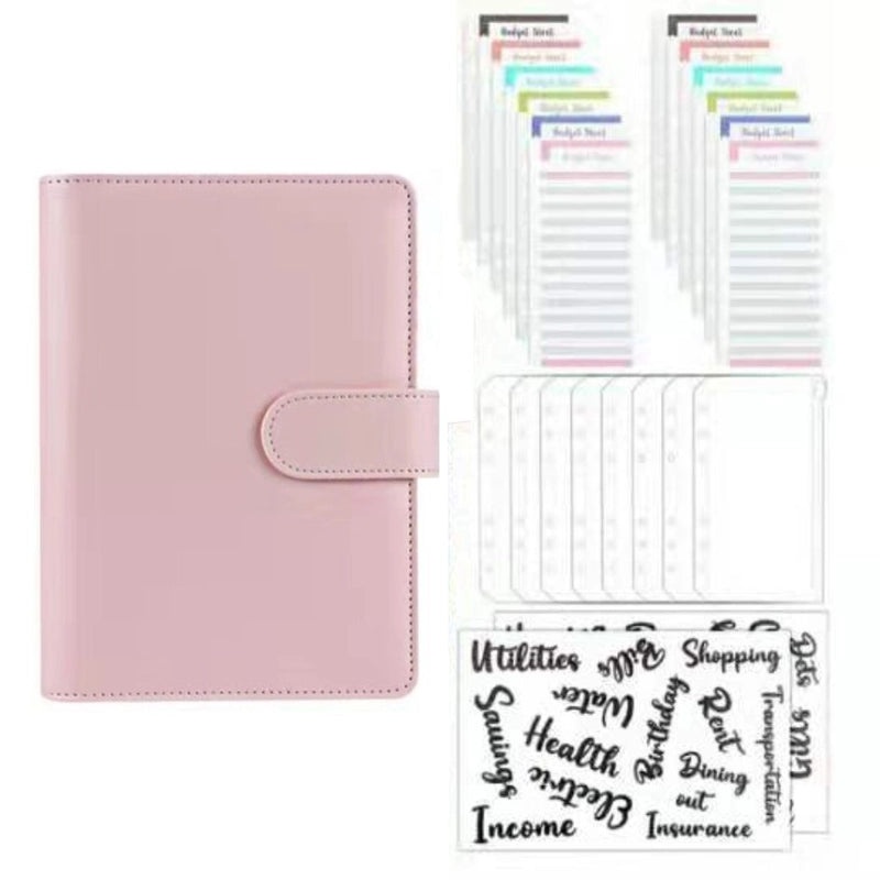 Solid Color Spiral Notebook with PU Leather Cover for School Learning|Stationery & Office Supplies