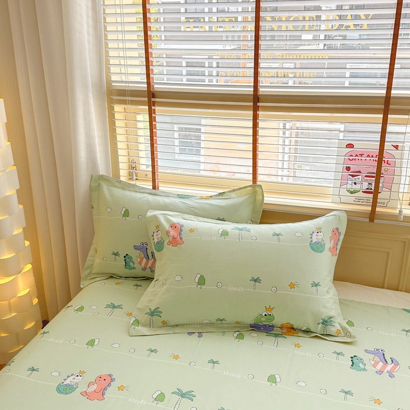 Simple Cotton Twill Pillowcase 40x40cm One-Piece Soft Student Home Bedding | Home & Living Bedding Sets