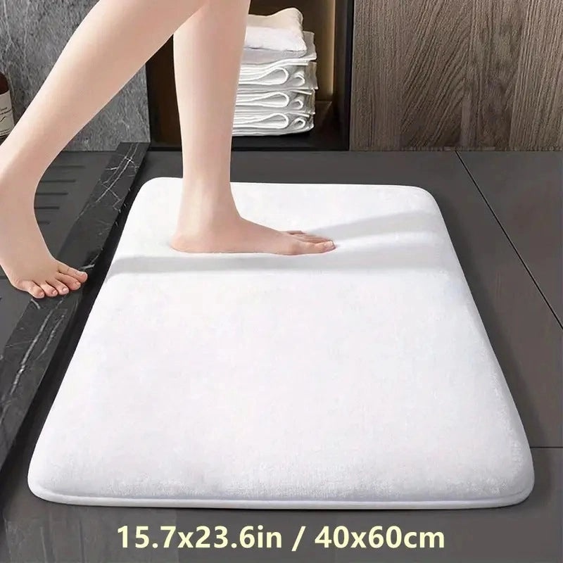 Thickened Plain Flannel Non-slip Living Room Rug Absorbent Sofa Coffee Table Mat Bedroom Door Foot Mat|Home Decor Rugs