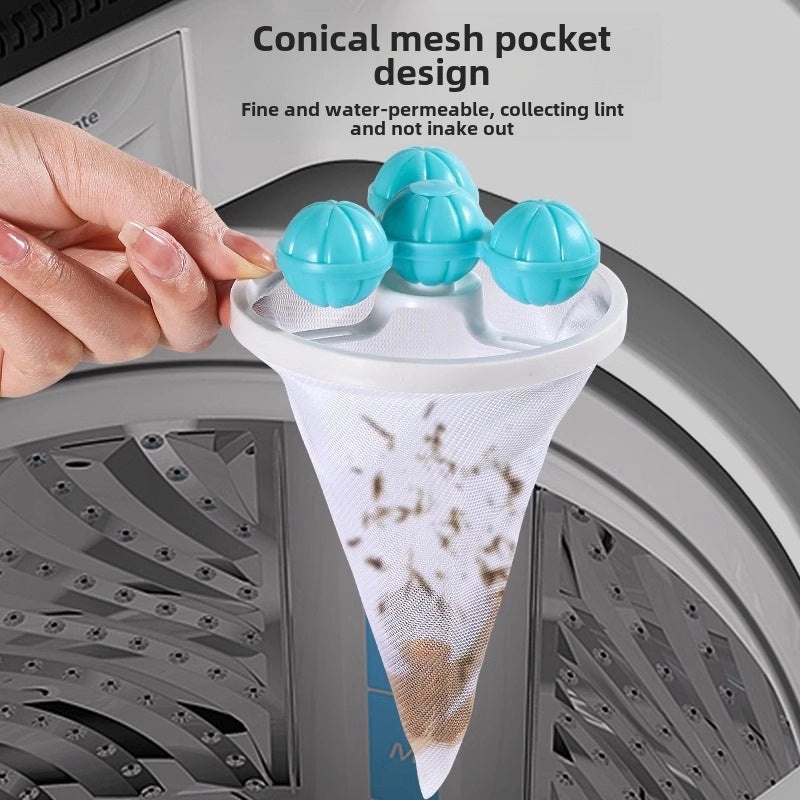 Washing Machine Lint Filter Bag Hair Remover Net Laundry Protector Ball Fur Catcher|Laundry Accessories