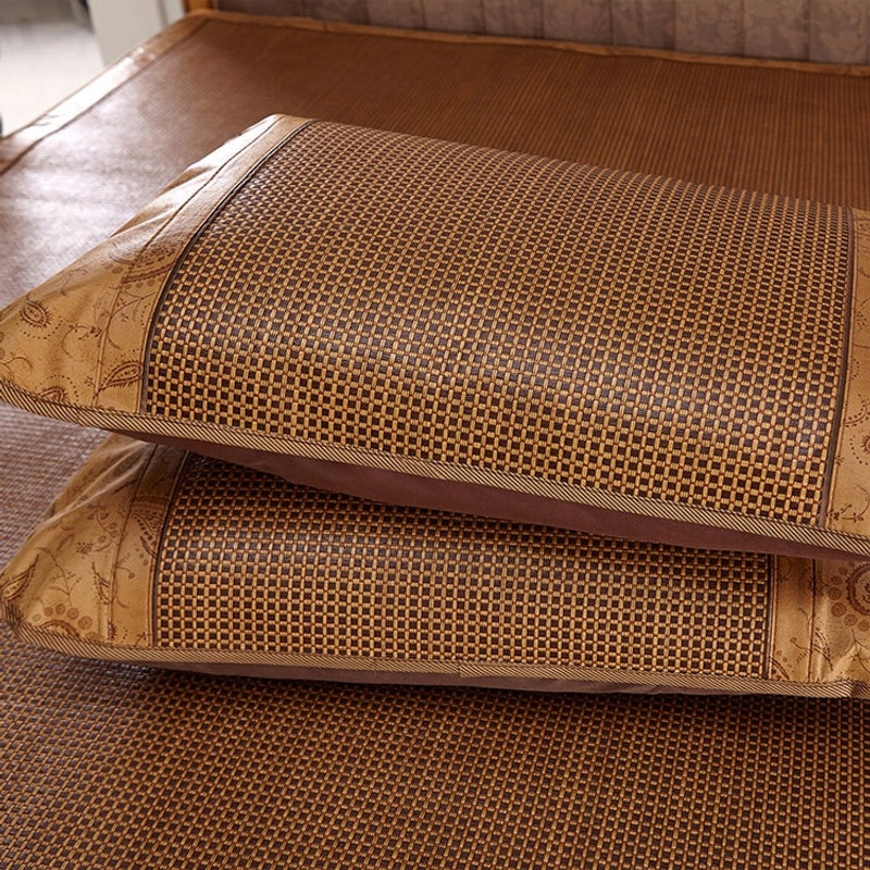 Summer Rattan Pillow Cover Cool Mat Single Double Size Soft Breathable|Home Decor Bedding Accessories