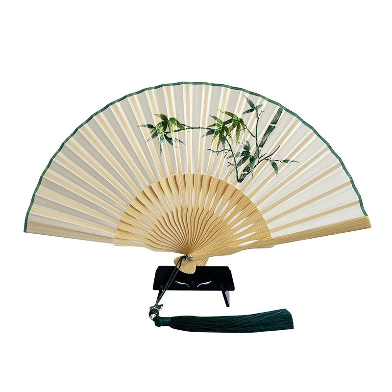 Suzhou Embroidery Double-sided Folding Fan Traditional Chinese Style Women’s Hand Fan|Accessories & Jewelry