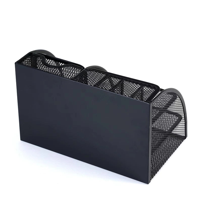 Creative Metal Pen Holder Hollow Desktop Organizer Stationery Storage Box | Office Supplies