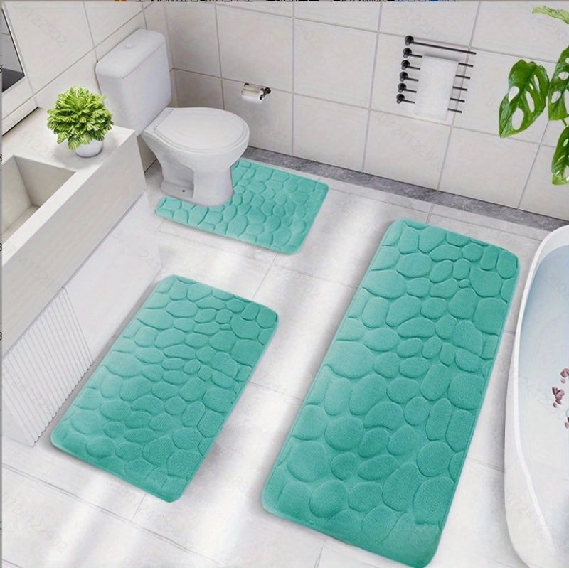 Nordic Non-slip Bathroom Door Mat Absorbent Bedroom Carpet Household Entrance Rug|Home & Living > Bath > Bath Rugs & Mats