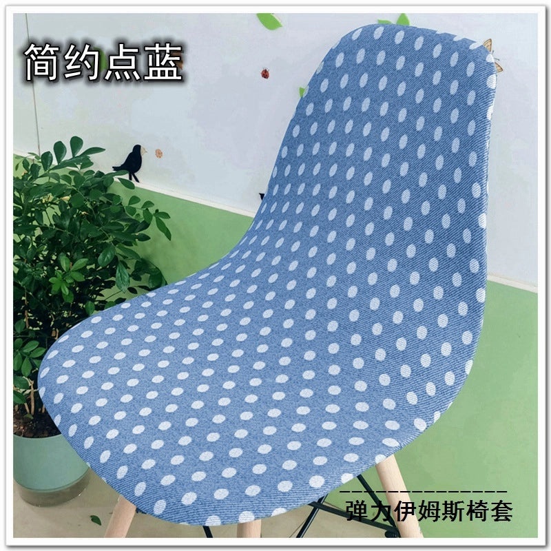 Printed Stretch Eames Chair Cover for Kitchen and Hotel Use | Home Decor & Furniture Accessories