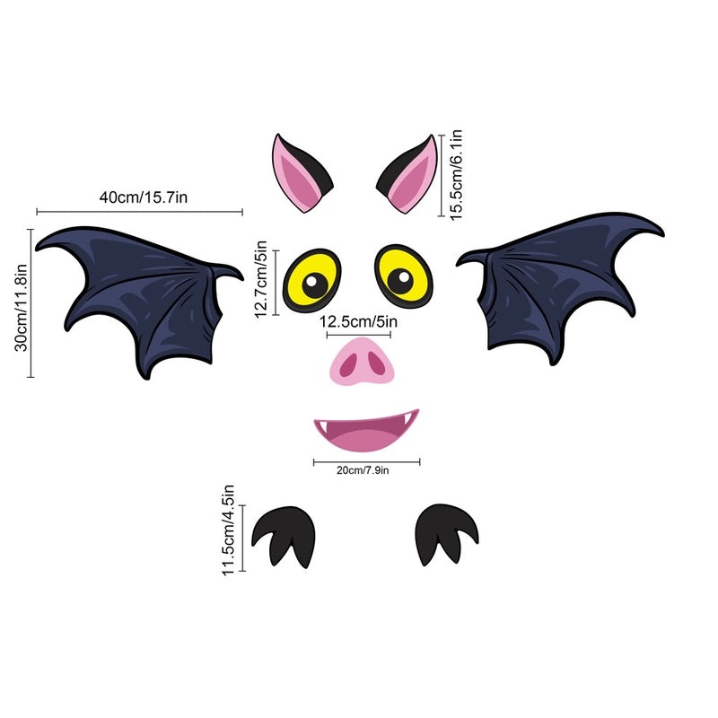 Adorable Cartoon PVC Wall Decal for Kids Room | Home Decor