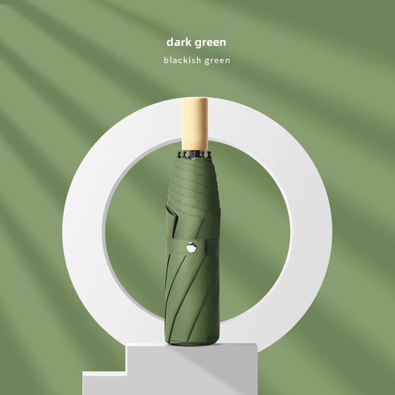 Large Folding Sun Umbrella for Women UV Protection Dual-purpose Sunscreen and Rain Umbrella Custom Logo Print|Outdoor Accessories