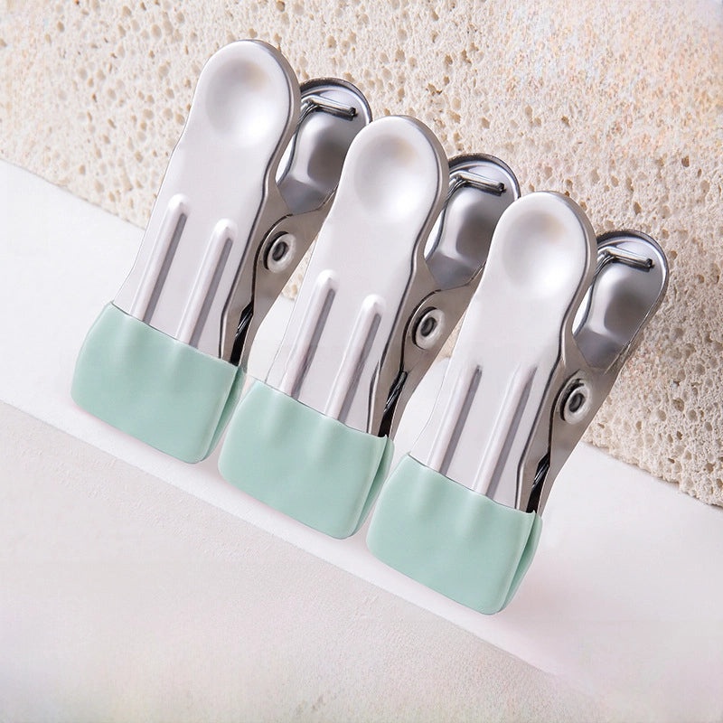 Seamless Stainless Steel Windproof Clothes Clip for Drying | Home & Living/Clothes Hangers & Drying Accessories