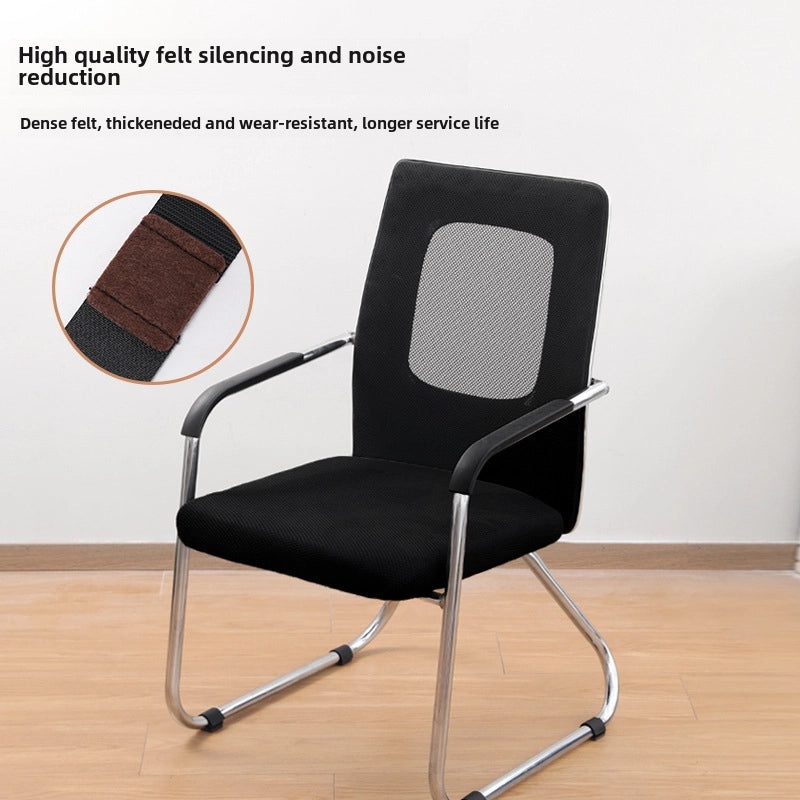 Silicone Chair Foot Covers Mute Anti-slip Protective Pads for Office Computer Chair Wooden Floor|办公家具配件