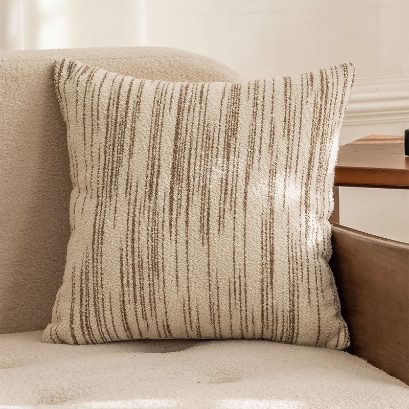 Black and White Sofa Pillow Cover French Style Horizontal Bedside Cushion Case Woven Home Decor|Home Decor & Pillows