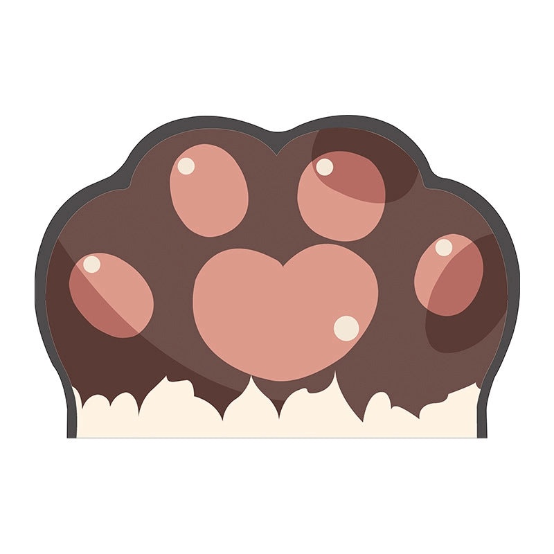 Absorbent Diatom Mud Bathroom Mat Non-slip Soft Floor Mat Toilet Door Rug Cute Cat Claw Design|Home & Living Bath Rugs