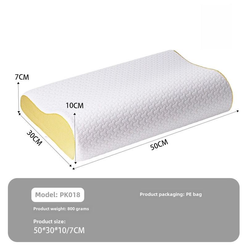 Ergonomic Side Sleeping Memory Foam Pillow for Neck and Cervical Support | Pillows & Bedding