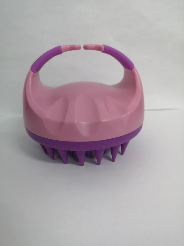 Silicone Handheld Shampoo Brush for Scalp Massage and Bath Cleaning | Hair Care & Styling Tools