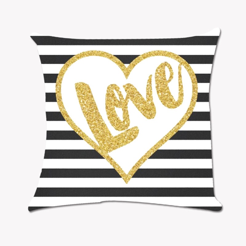 Valentine's Day Minimalist Letter Pillowcases for Couch and Sofa Super Soft Decorative Covers|Home Decor Cushions