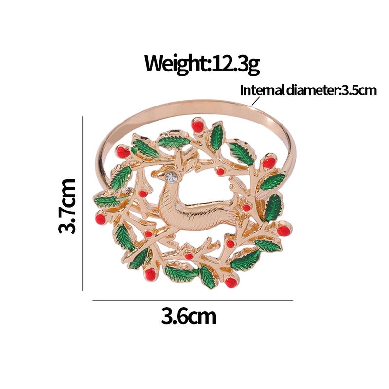 Christmas Cute Tree Santa Claus Elk Alloy Charm Ornament|Jewelry & Accessories