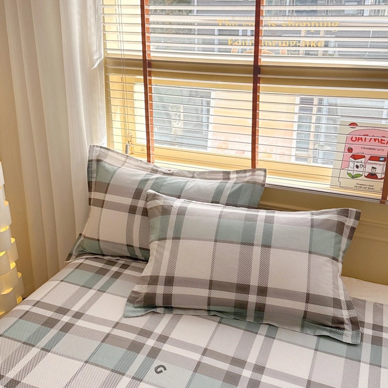 Simple Cotton Twill Pillowcase 40x40cm One-Piece Soft Student Home Bedding | Home & Living Bedding Sets