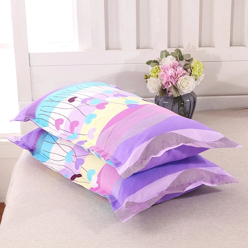Soft Skin-friendly 100% Cotton Pillowcase for Children and Students | Home & Bedding