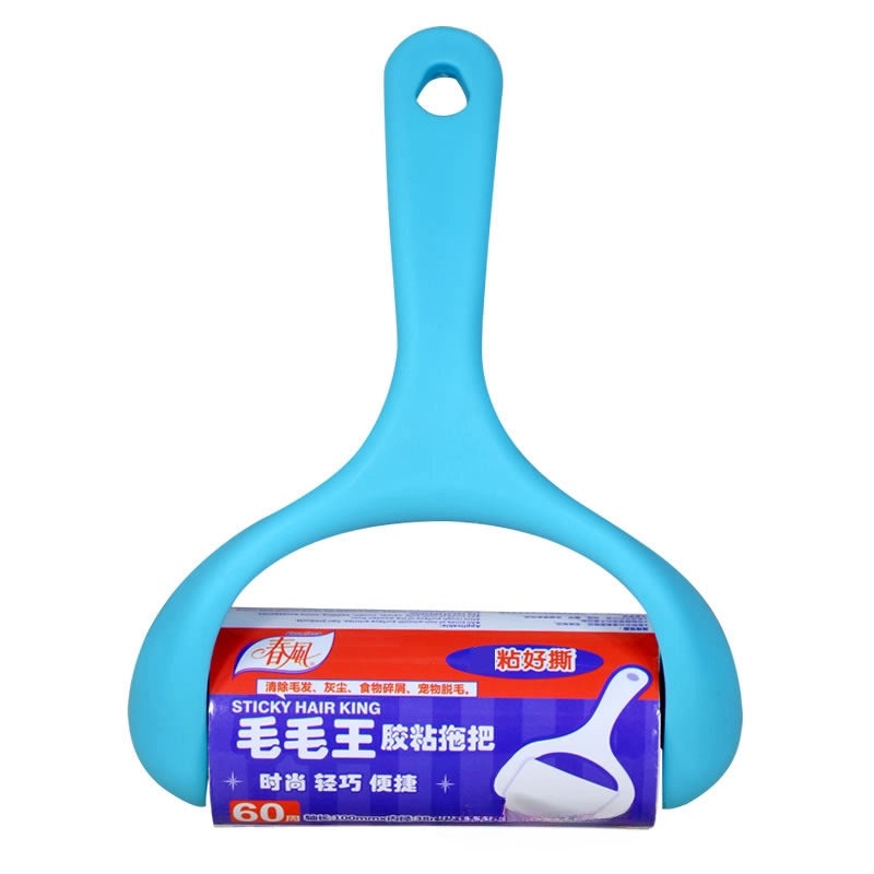 Pet Hair Remover Roller with Short Handle Sticky Lint Brush for Clothes Carpet Furniture | Home Cleaning Tools