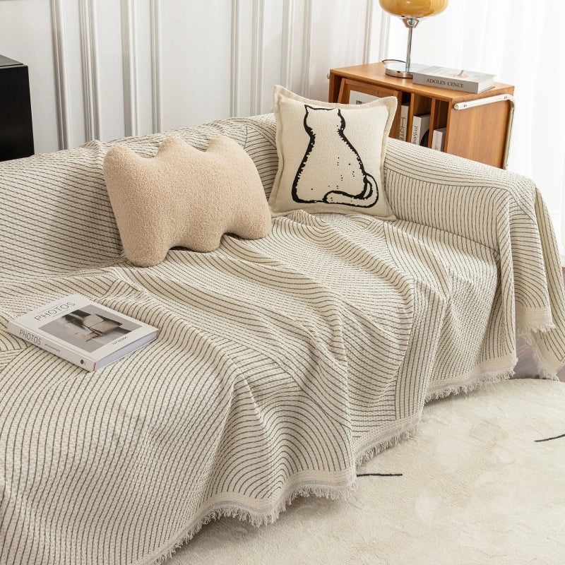 Universal Sofa Cover Dustproof All-Season Nordic Style Sofa Towel Blanket|Home Decor & Sofa Accessories