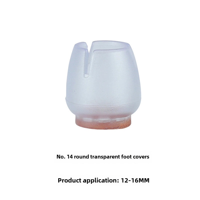 Transparent Silicone Non-Slip Table and Chair Leg Covers for Floor Protection and Longevity | Home & Living Accessories
