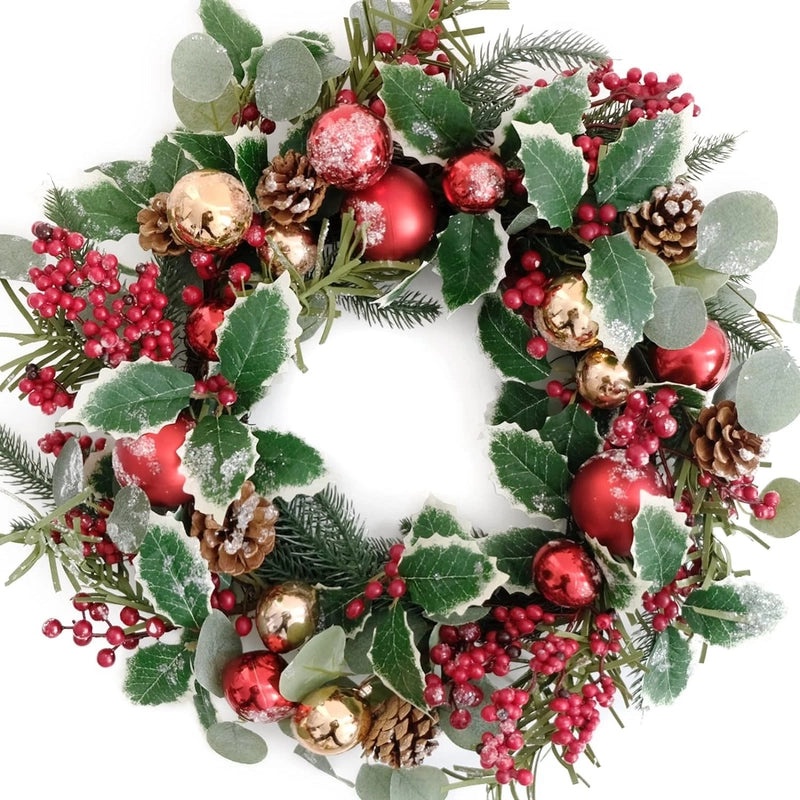 Christmas Rattan Wreath Home Wall Door Hanging Decoration|Home Decor