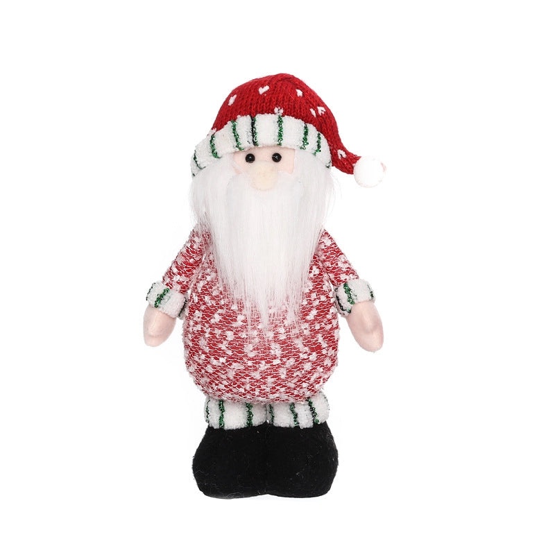 Christmas Santa Claus and Snowman Festive Party Dolls Table Centerpiece Decorations|Holiday Party Decor