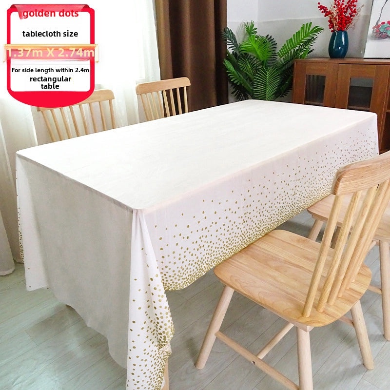 Kids Birthday Disposable Rectangular Tablecloth for Party Classroom Decoration|Party Supplies