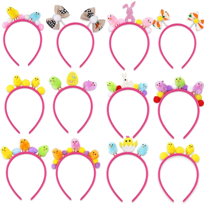 Easter Rabbit and Chick Hairball Headband Cute Party Festival Accessory 1 Piece|Party Supplies