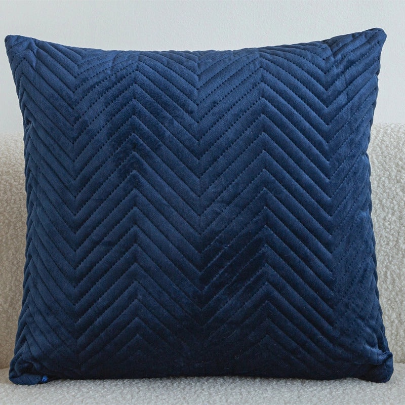 Nordic Velvet Embossed 3D Pillow Cover for Bedside Home Decor|Home Textiles>Pillow Covers & Cases