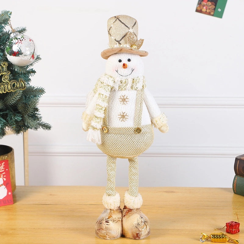 Christmas Snowman and Elk Retractable Dolls Cute Holiday Window Decorations Gift|Christmas Decorations