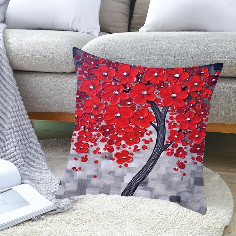 Modern Pastoral Letter and Plant Linen Pillow Covers for Couch and Sofa Decor | Home Decor & Pillows