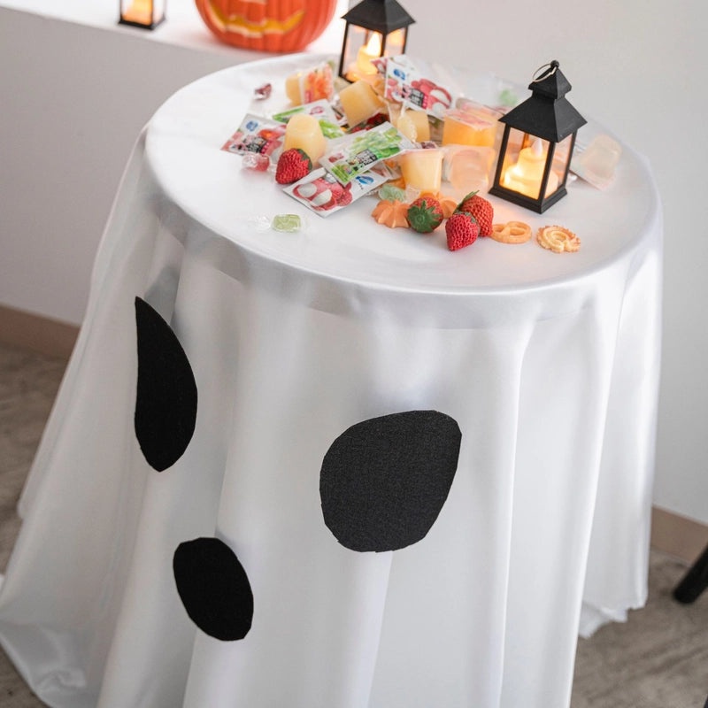Halloween Pumpkin Spider Web Tablecloth for Party Dining and Coffee Tables|Home & Kitchen Decorations
