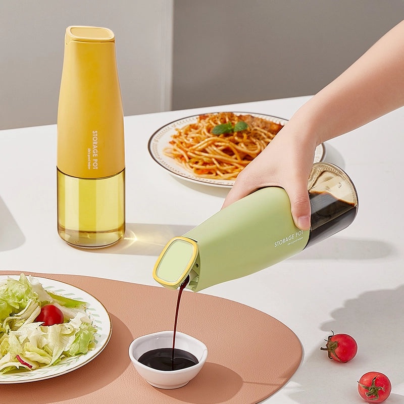 Automatic Gravity Oil Dispenser Bottle Glass Spray Bottle for Soy Sauce Vinegar Cooking Kitchen Household|Kitchen Tools & Gadgets