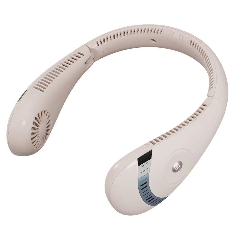 Portable Folding Neck Fan, Leadless Design, Large Wind Storage, Hands-Free Hanging Small Fan | Portable Fans