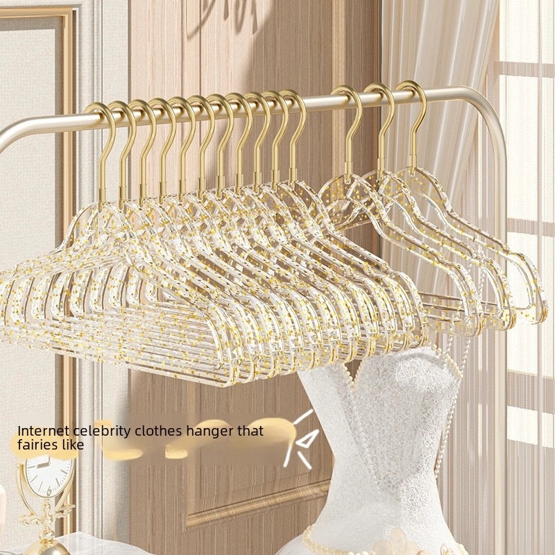 Acrylic Crystal Clothes Hanger for Women|Home & Kitchen > Storage & Organization > Closet Organizers