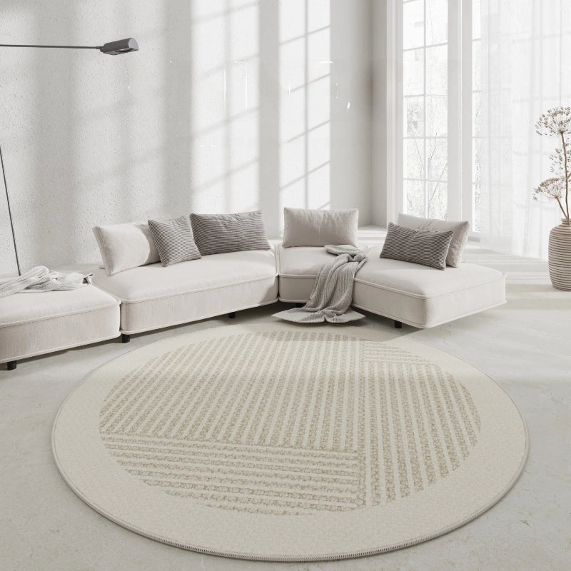 Quiet Round Carpet for Swivel Chairs - Soundproof, Non-Slip Floor Mat for Office, Study, Computer & E-Sports|Home & Office Accessories