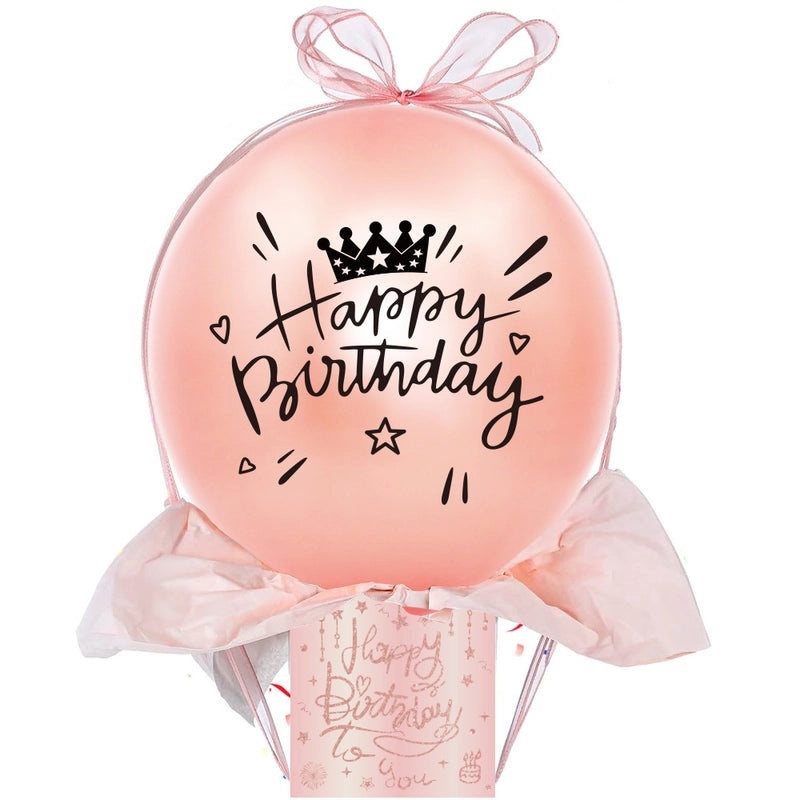 Birthday Party Lottery Box Balloons with IG Style Letter Paper Aluminum Film | Party Supplies