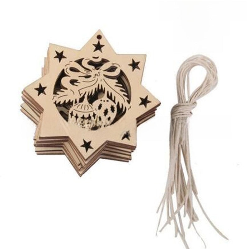 Christmas Wood Boxwood Decoration for Office Wedding Birthday Party|Home Decor