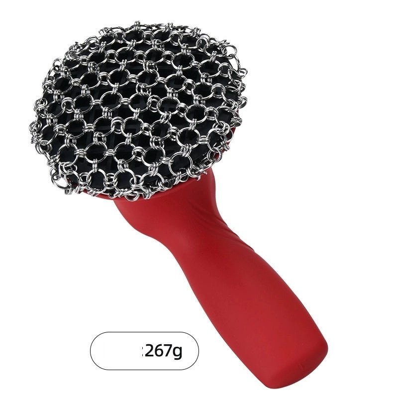 Solid Color 316 Stainless Steel Silica Gel Cleaning Brush for Household & Cleaning Supplies|Household Cleaning Tools