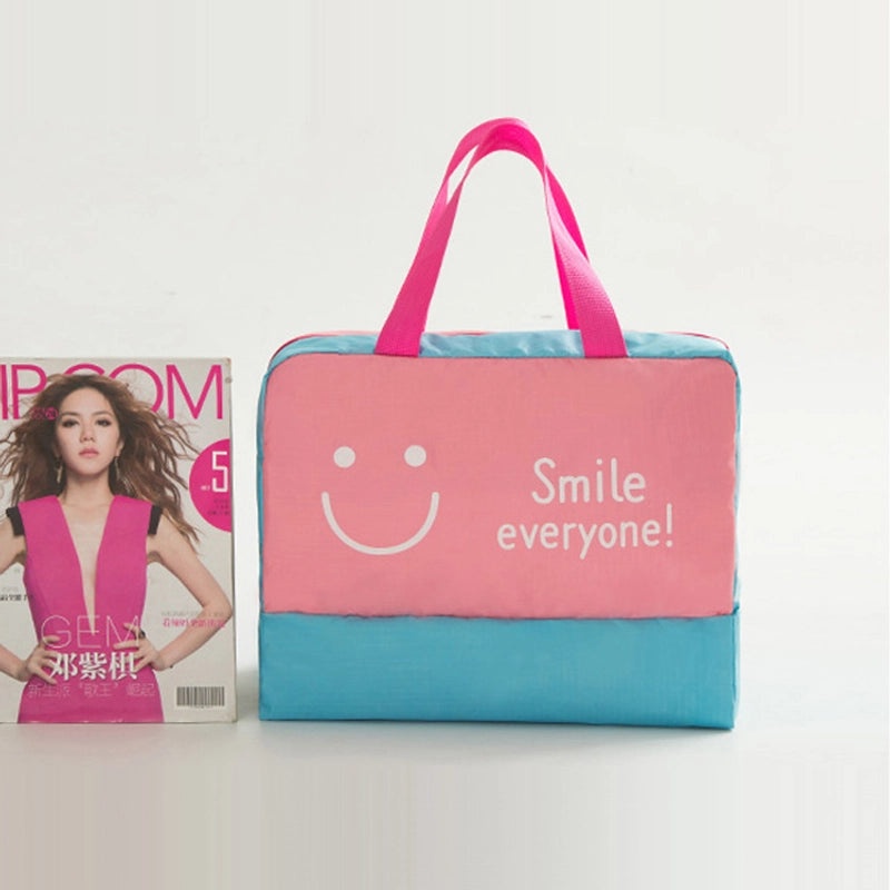Waterproof Storage Bag with Dry and Wet Separation, Contrast Color Printing | Storage & Organization